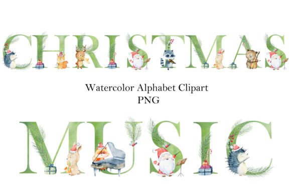 Christmas Alphabet with Animals: A Review for Modern Illustrations