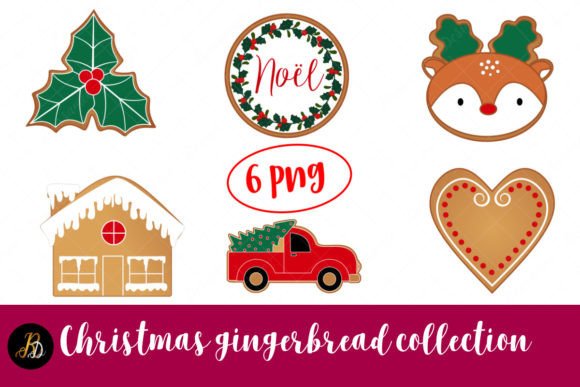 Christmas Gingerbread Collection 1: A Review of Seasonal Illustrations for Sellers