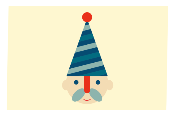 Christmas Snowman Icon Illustrations for Handmade Creations