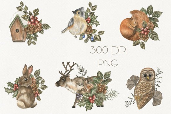 Christmas Watercolor Design with Forest Review