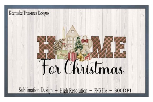 Home for Christmas, Sublimation PNG: A Review of Seasonal Illustrations