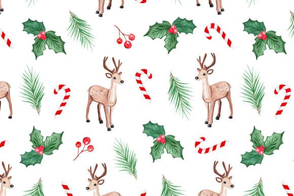 Watercolor Christmas Deer Print: A Review for Digital Product Sellers